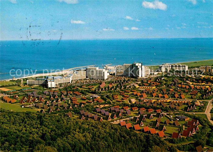 Damp Fliegeraufnahme mit Strand