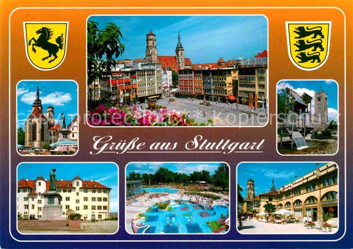 STUTTGART  CITY Freibad Kirchen Denkmal