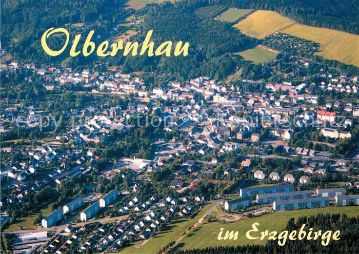 Olbernhau Erzgebirge Fliegeraufnahme