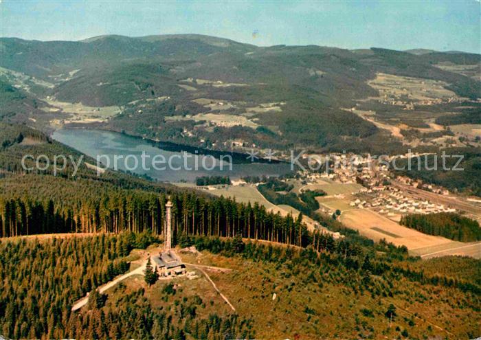 Titisee-Neustadt Blick vom Hochfirst auf den See