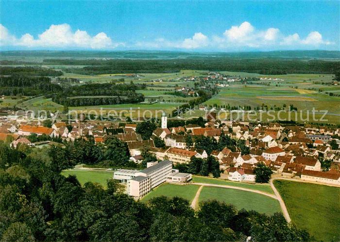 Aulendorf Fliegeraufnahme mit Parksanatorium