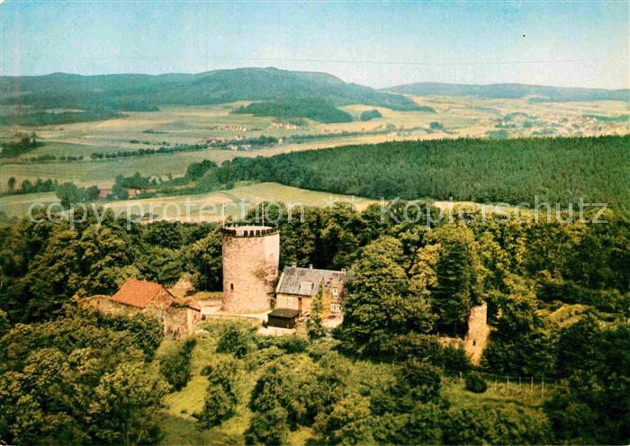 Burg Ravensburg Fliegeraufnahme im Teutoburger Wald