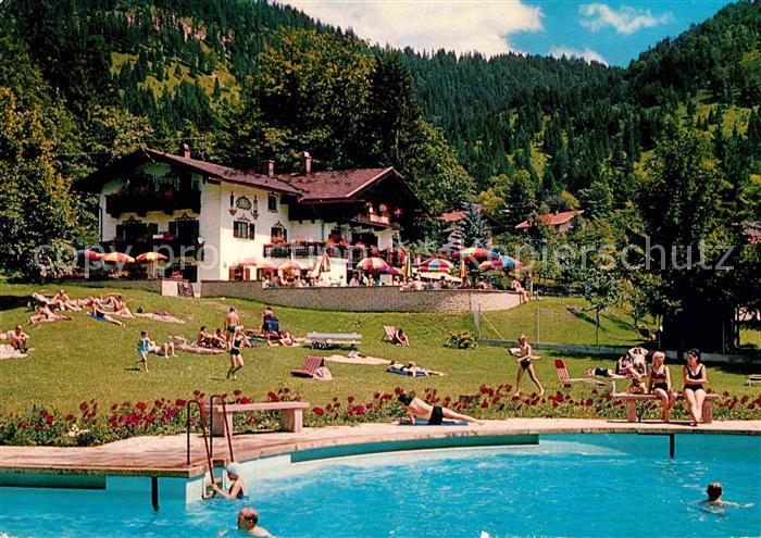 Bayrischzell Cafe Restaurant Pension Zellerstueberl mit Freibad