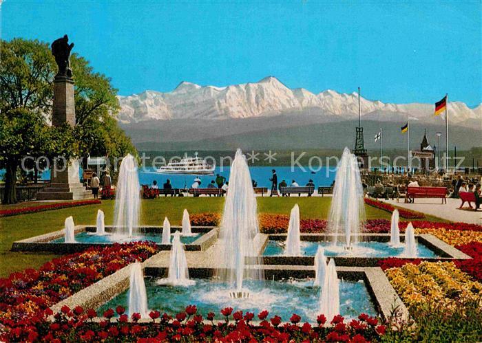 Konstanz Bodensee Brunnen Seepromenade