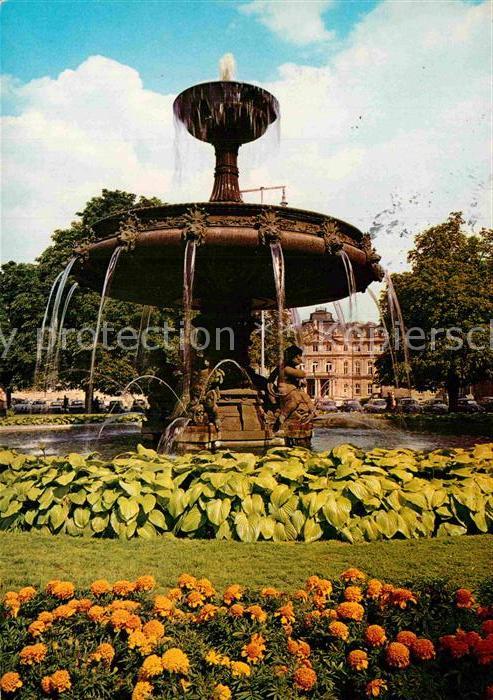 STUTTGART  CITY Brunnen auf dem Schlossplatz