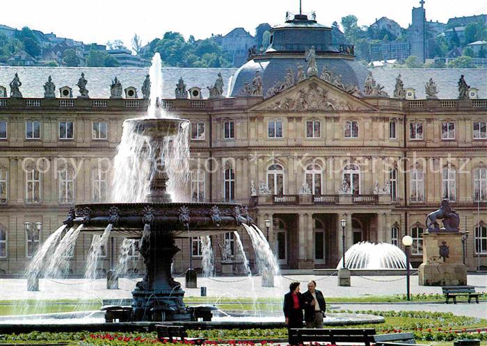 STUTTGART  CITY Brunnen vor dem Neuen Schloss