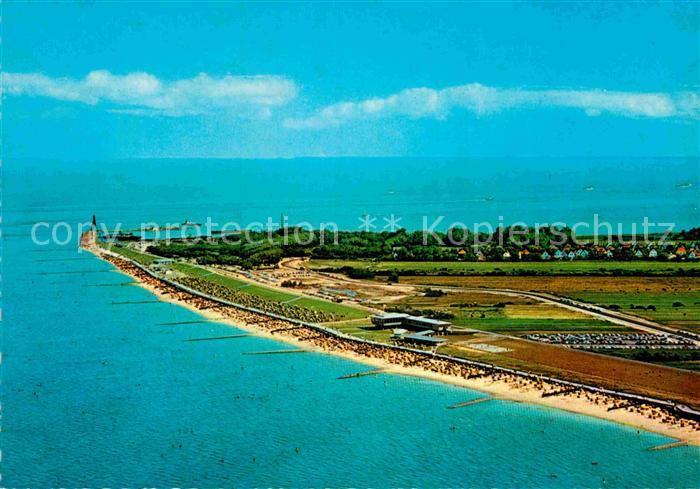 Cuxhaven Doese Nordseebad Fliegeraufnahme