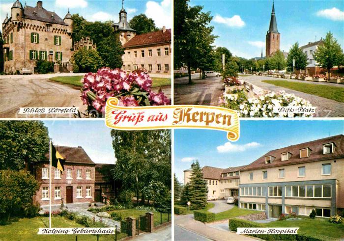 Kerpen Rheinland Schloss Loersfeld Kolping Geburtshaus Marien Hospital Stifts Pl