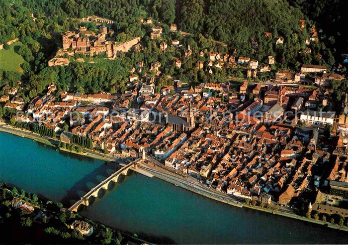 Heidelberg Neckar Fliegeraufnahme