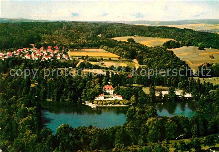 Bad Nauheim Fliegeraufnahme Teichhaus