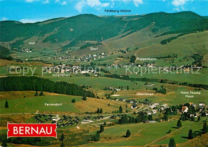 Bernau Schwarzwald Fliegeraufnahme