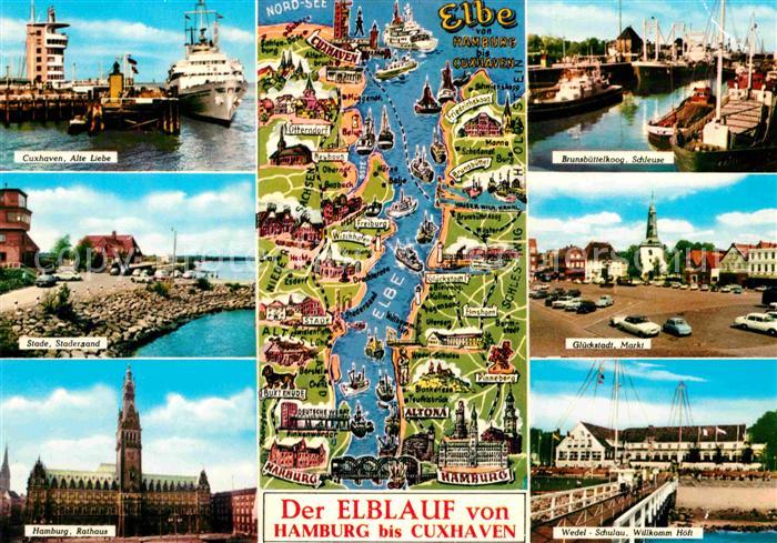 Cuxhaven Nordseebad Der Elblauf Hamburger Rathaus Glueckstadt Alte Liebe Wedel