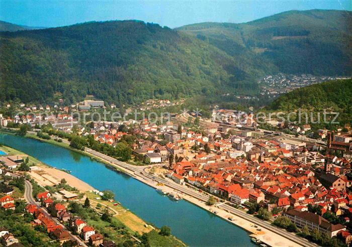 Eberbach Neckar Fliegeraufnahme