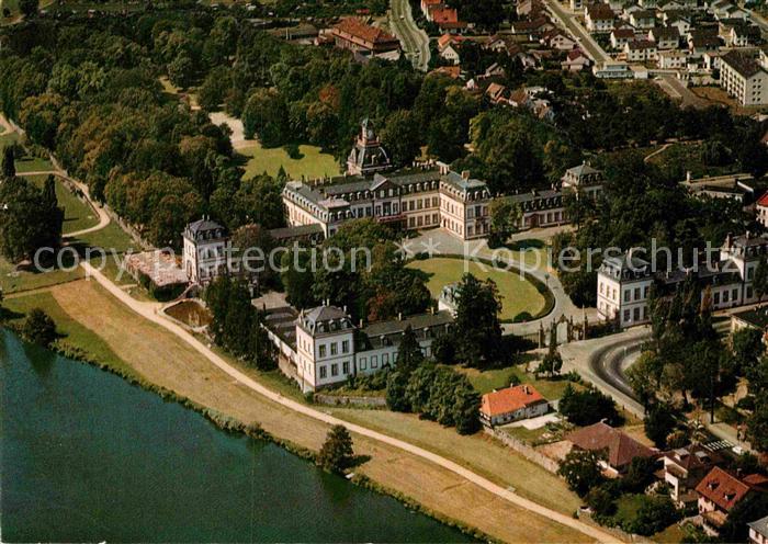 Hanau Main Fliegeraufnahme Schloss Philippsruhe
