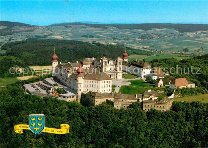 Furth Goettweig Fliegeraufnahme Benediktinerstift Goettweig
