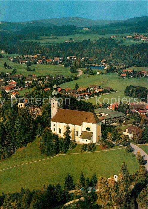 Ruhpolding Bayern Fliegeraufnahme Pfarrkirche