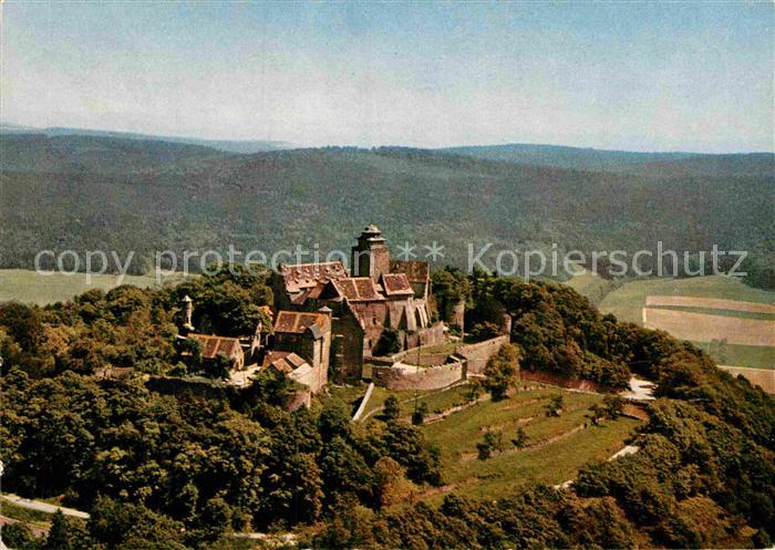 Neustadt Odenwald Fliegeraufnahme Burg Breuberg