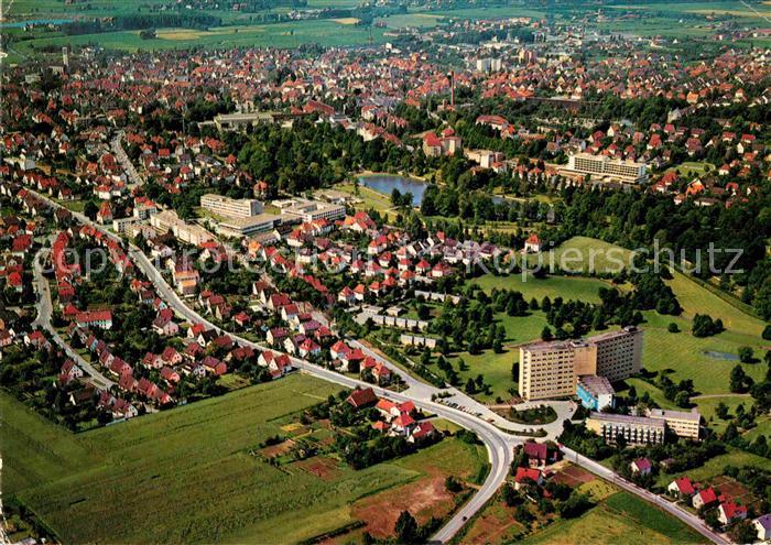 Bad Salzuflen Fliegeraufnahme Kurkiniken Hotel Maritim