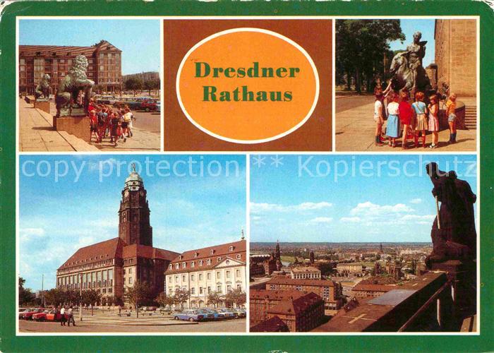 DRESDEN Elbe Rathaus