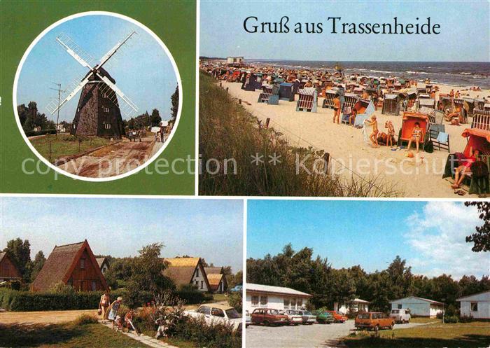 Trassenheide Usedom Finnhuetten Windmuehle Strand