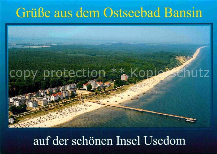 Bansin Ostseebad Fliegeraufnahme