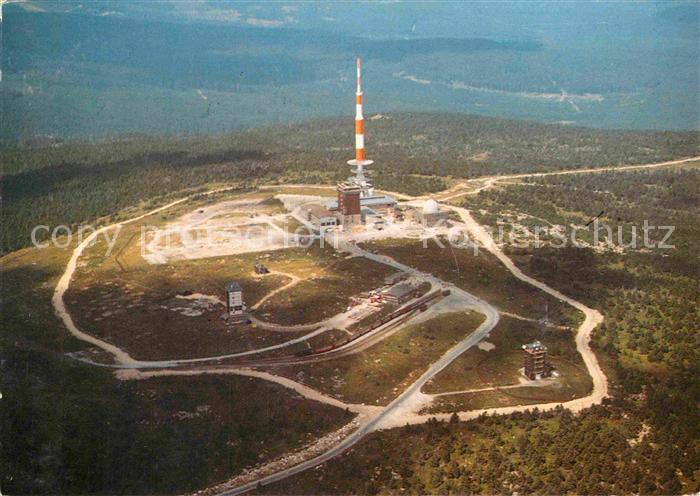 Brocken Harz Fliegeraufnahme