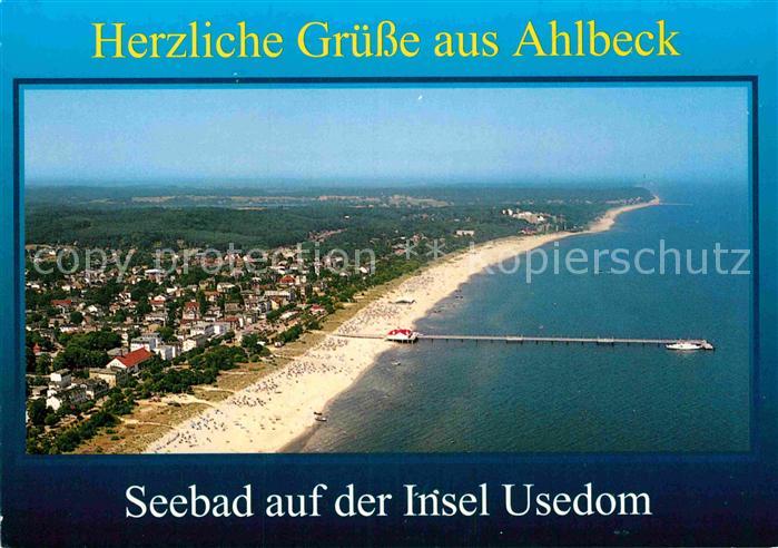 Ahlbeck Ostseebad Fliegeraufnahme
