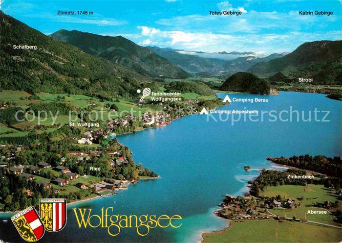 Wolfgangsee Fliegeraufnahme
