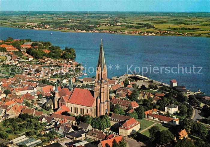 Schleswig Schlei Fliegeraufnahme Sankt Petri Dom