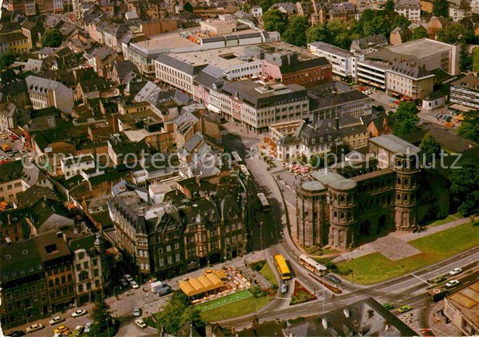 TRIER  CITY Fliegeraufnahme Porta Nigra