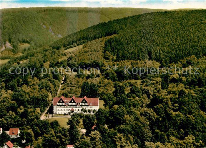 Karlshafen Bad Fliegeraufnahme Eisenbahner Erholungsheim