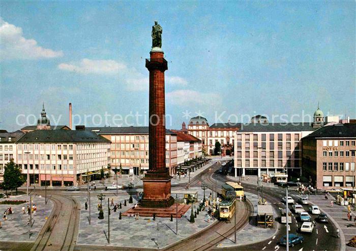 Darmstadt Luisenplatz Ludwigsmonument Tor zu Odenwald und Bergstrasse