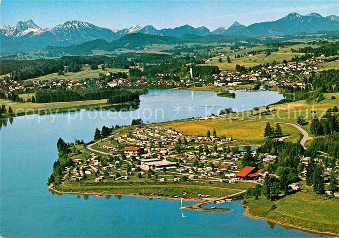 Lechbruck See Musterferienplatz des Deutschen Camping Club Stadt Essen Alpen Fli