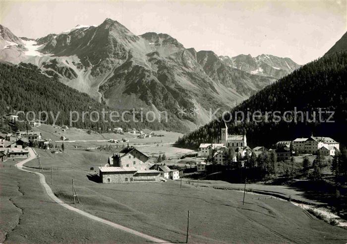 Sulden Solda Panorama mit Blick zum Ortler