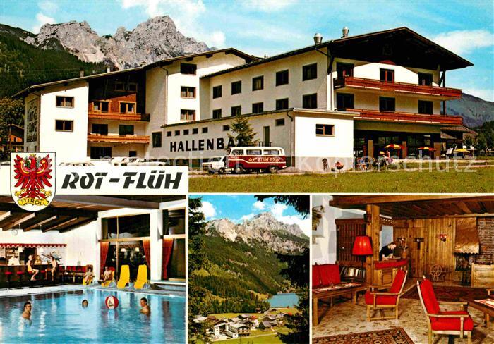 Haldensee Rot Flueh Sport und Erholungshotel Hallenbad Bergsee Alpen