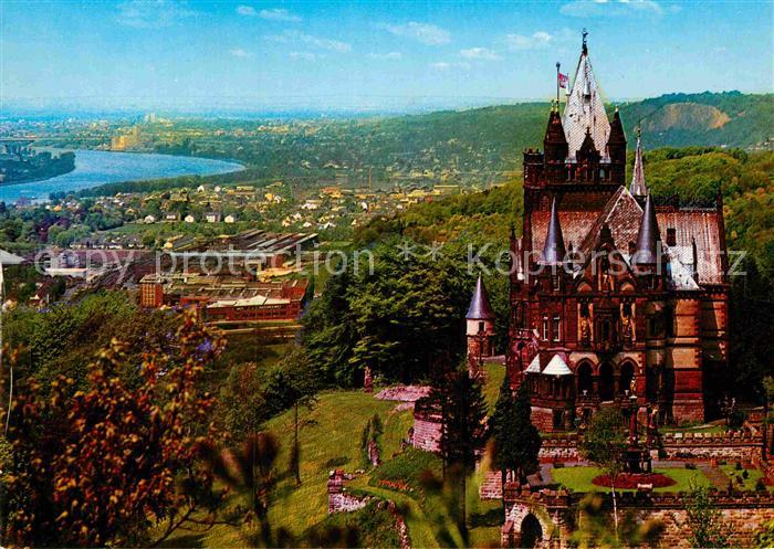 Koenigswinter Schloss Drachenburg Panorama Rheintal