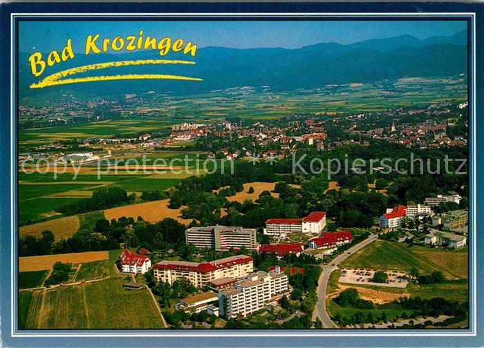 Bad Krozingen Thermalkurort am Schwarzwald Fliegeraufnahme