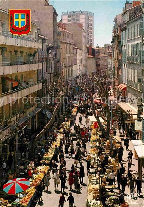 Toulon Var Cours Lafayette pendant le marche