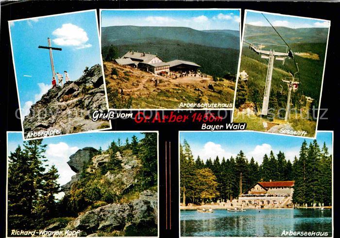 Grosser Arber Arbergipfel Schutzhaus Sessellift Arberseehaus Gaststaette Richard