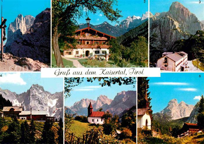 Kaisertal Bergkreuz Stripsenjoch Hotel Berghof Pfandl Stripsenjochhaus Totenkirc