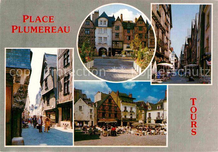 Tours Indre-et-Loire Place Plumereau Maisons du XV siecle