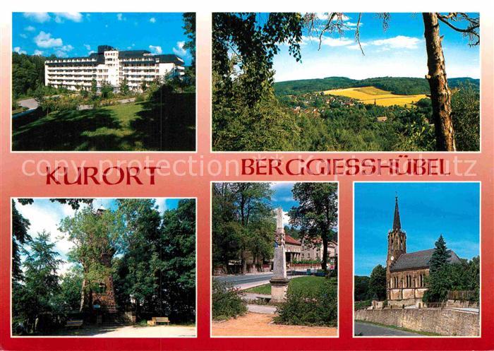 Berggiesshuebel Medianklinik Landschaftspanorama Bismarckturm Postmeilensaeule K