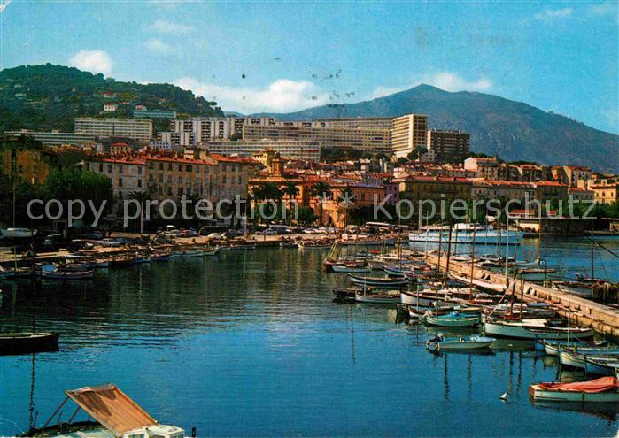 Ajaccio Le vieux port de la ville Ile de Beaute