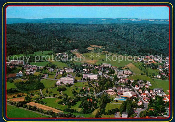 Bad Soden-Salmuenster Heilbad im Naturpark Spessart Fliegeraufnahme