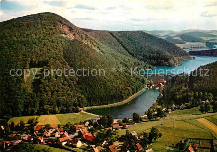 Heiminghausen Diemeltalsperre Sperrmauer Diemelsee Fliegeraufnahme