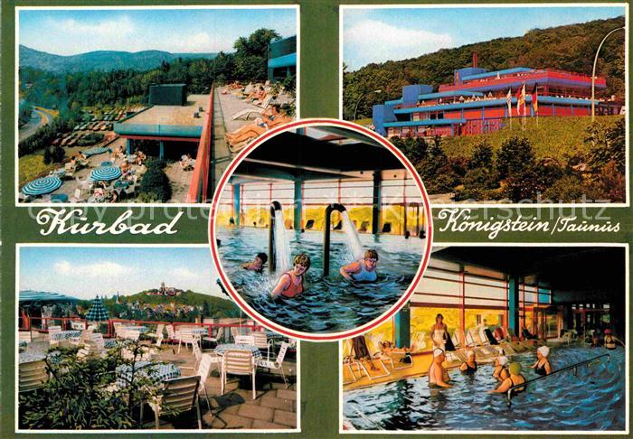 Koenigstein Taunus Kurbad Hallenbad Restaurant Terrasse