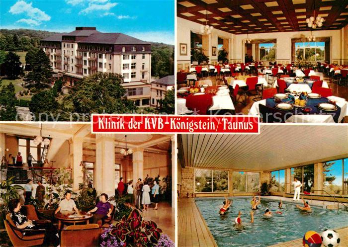 Koenigstein Taunus Klinik der KVB Hallenbad Restaurant