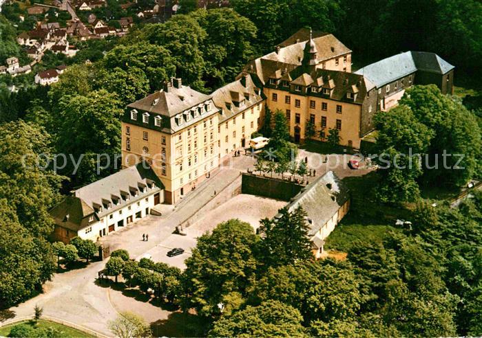 Bad Laasphe Schloss Wittgenstein Wittgensteiner Land Fliegeraufnahme
