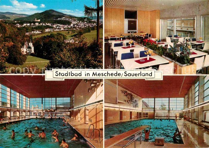 Meschede Panorama Stadtbad Hallenbad Cafe Restaurant