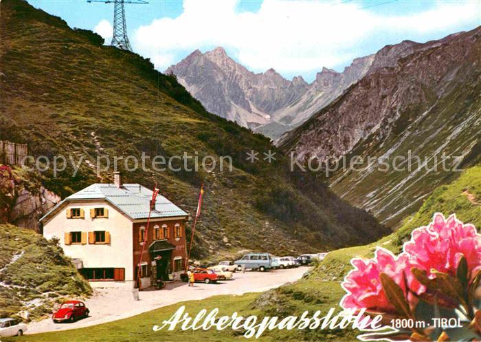 Arlberg Arlbergpasshoehe Berggaststaette Alpenflora Gebirgspass